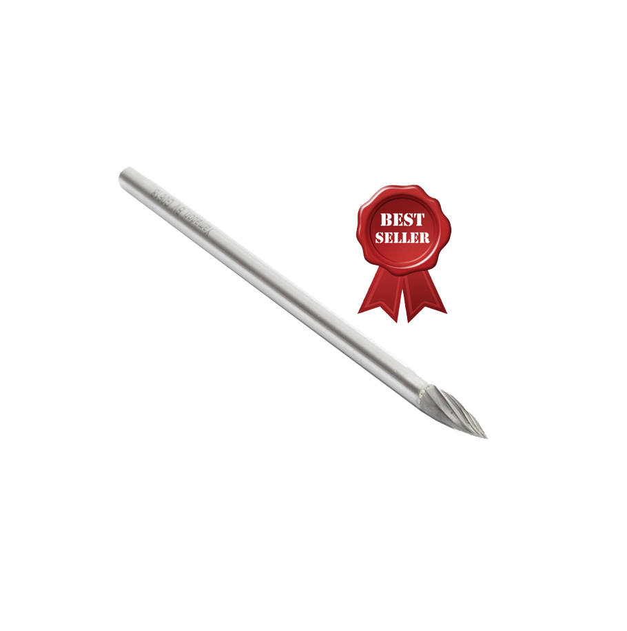 Deep carving bit with point shape head 654 (6mm)