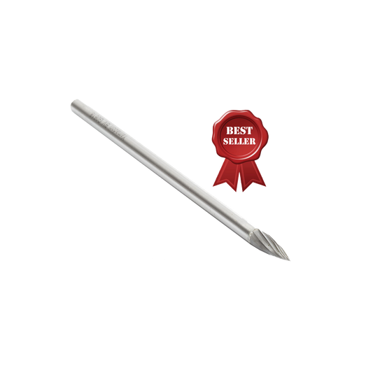 Deep carving bit with point shape head 654 (6mm)